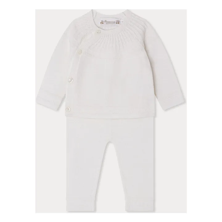 Ensemble Top et Legging Jina Laine | Blanc- Image produit n°3