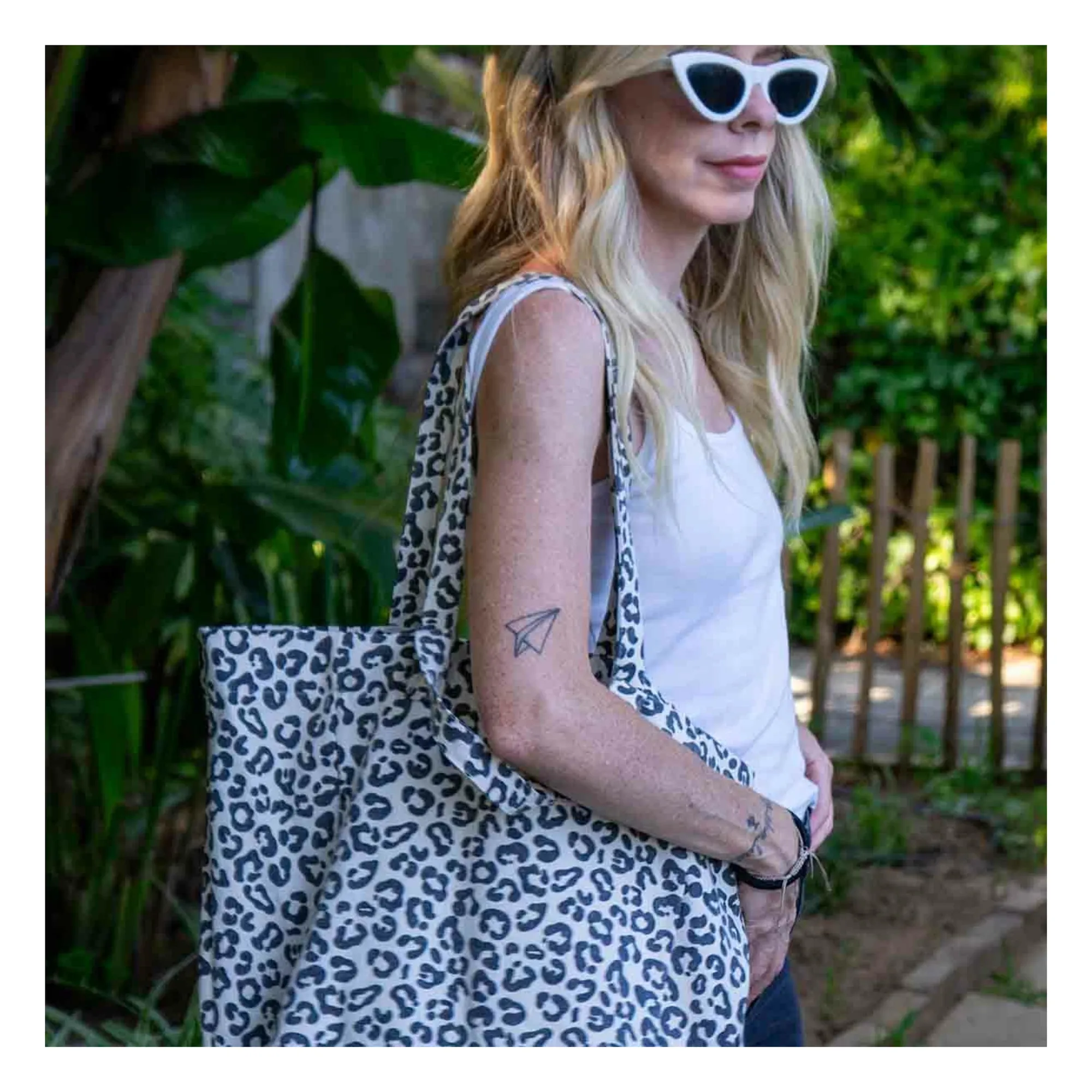 Sac cabas Elisabeth Graou | Beige- Image produit n°1