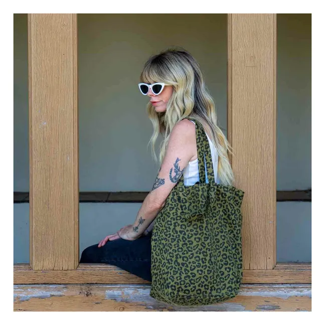 Sac cabas Elisabeth Graou | Olive
