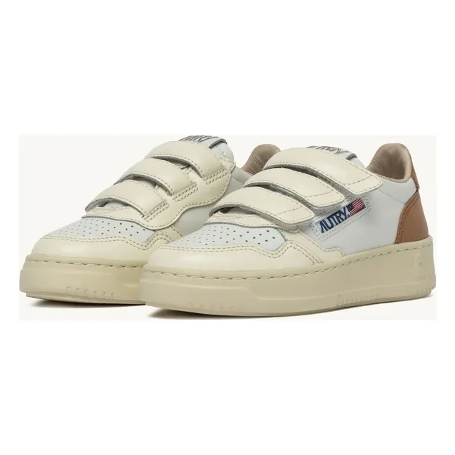 Baskets Kids Kidstripes Low Cuir | Marron