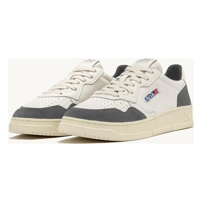 Sneakers Medalist Low in pelle di capra e camoscio | Grigio scuro