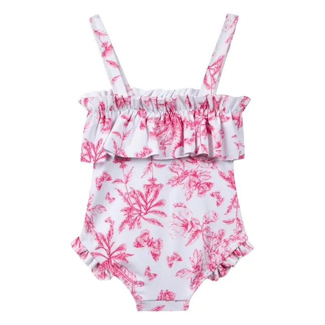 Maillot De Bain Embossé | Blanc