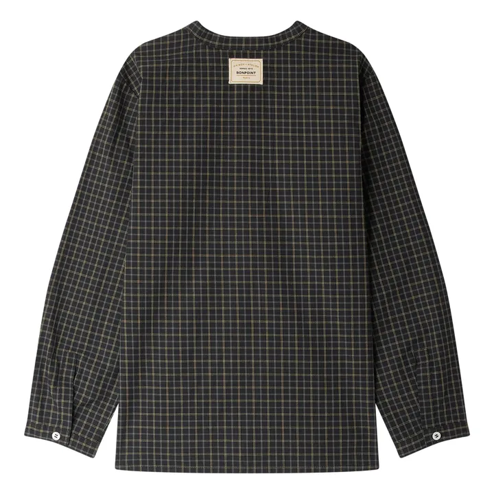 Chemise Artiste Coton Bio | Noir- Image produit n°1