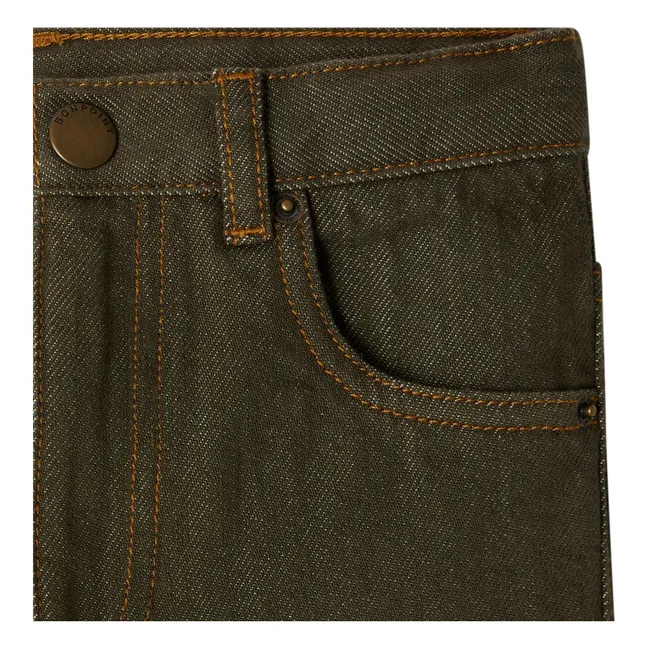Jean Jagger Coton Bio | Vert kaki