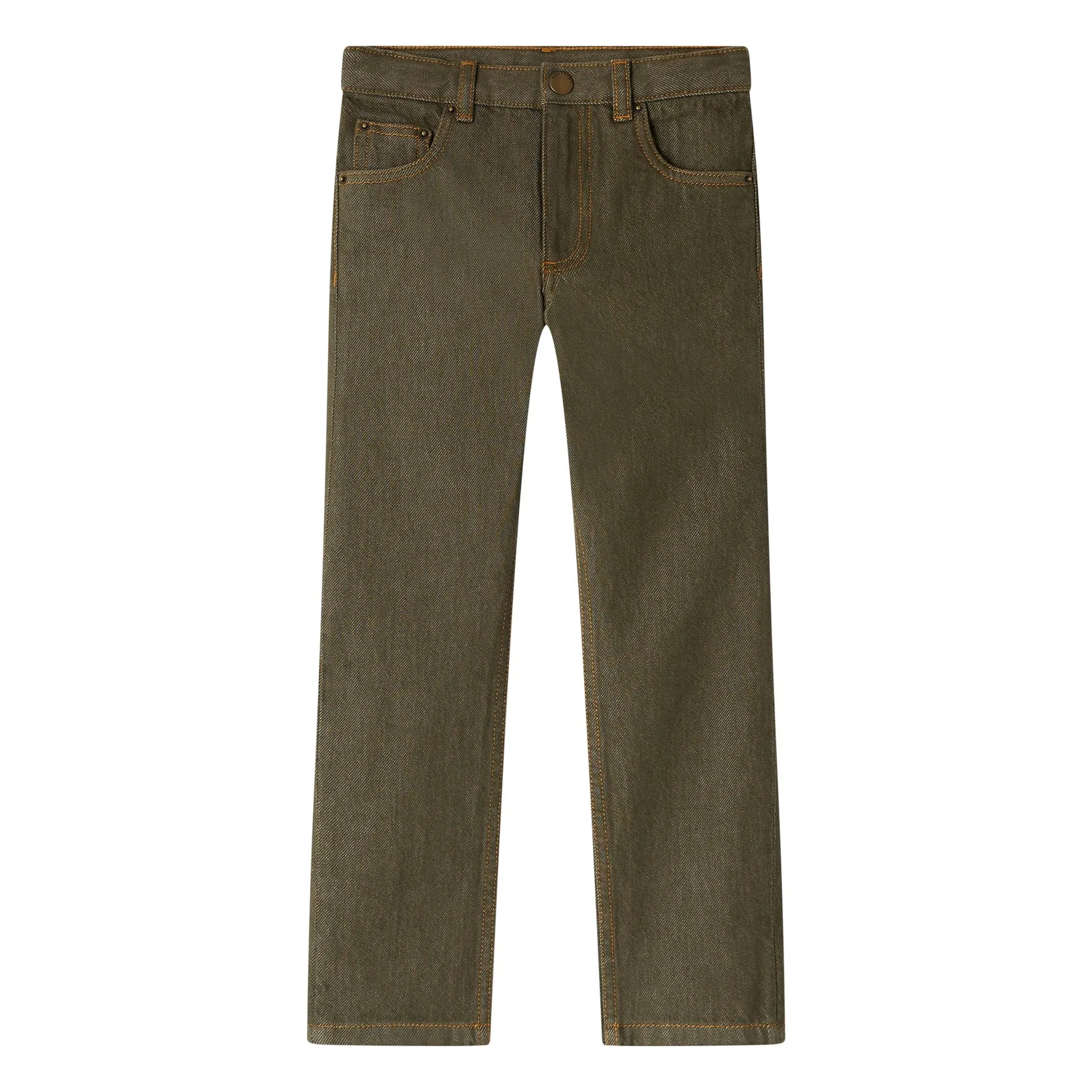 Bonpoint Khaki Jagger Organic Cotton Jeans