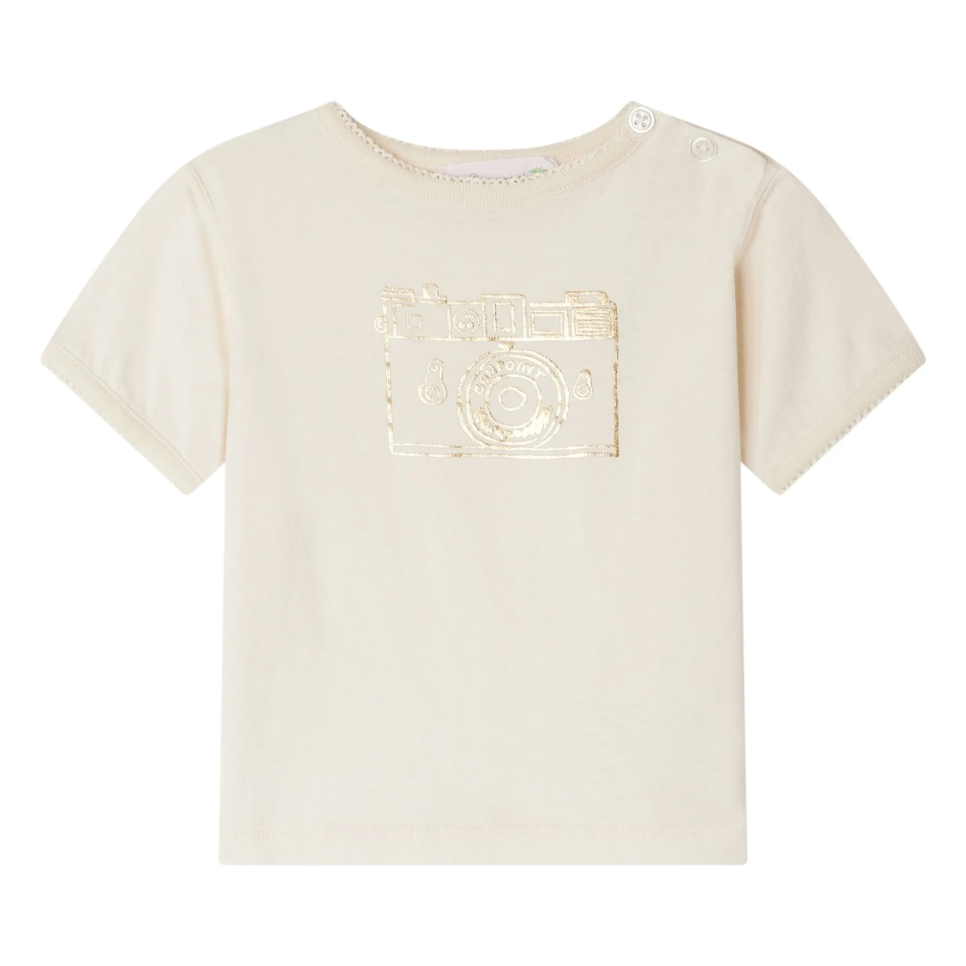 T-shirt Dom Coton Bio | Ivoire- Image produit n°0