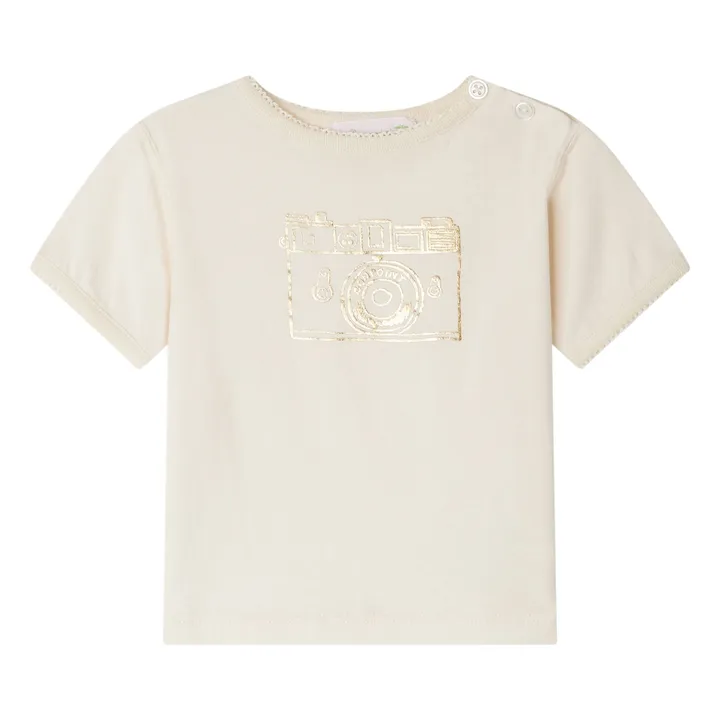 T-shirt Dom Coton Bio | Ivoire- Image produit n°0