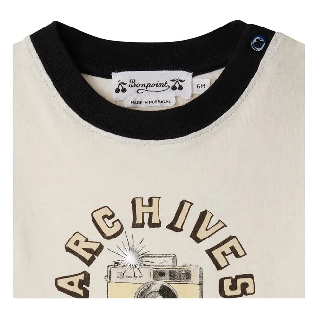 T-shirt Tom Coton Bio | Ivoire