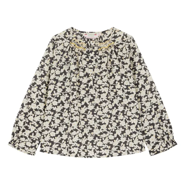 Blouse Biancarosa Coton Bio | Noir