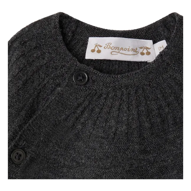 Ensemble Top et Legging Jina Laine | Gris anthracite