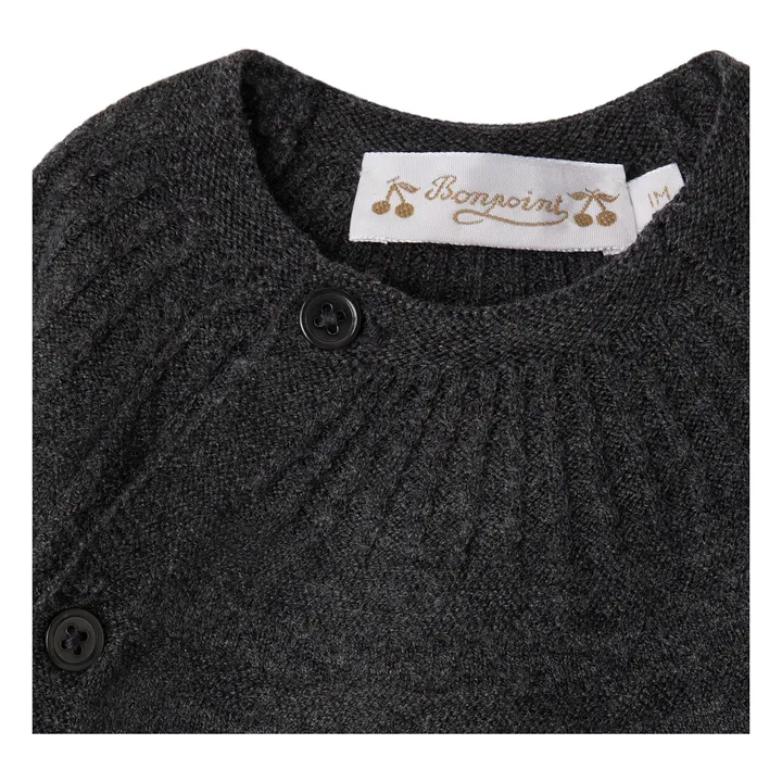 Ensemble Top et Legging Jina Laine | Gris anthracite- Image produit n°2