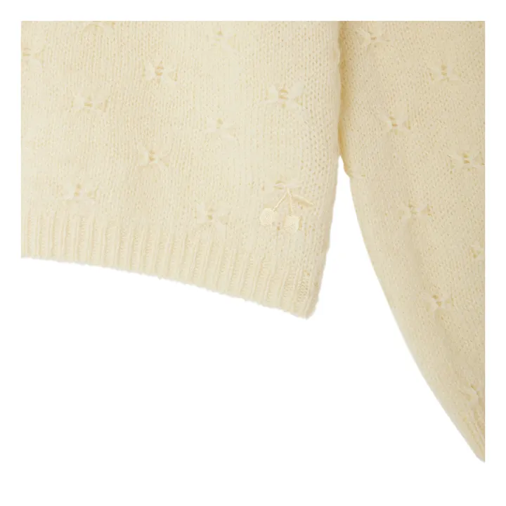 Jorna Alpaca cardigan | Pale yellow- Product image n°2