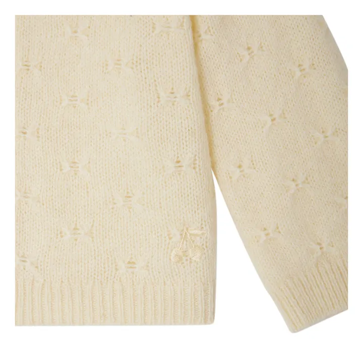 Gilet Tibile Alpaga | Jaune pâle- Image produit n°2