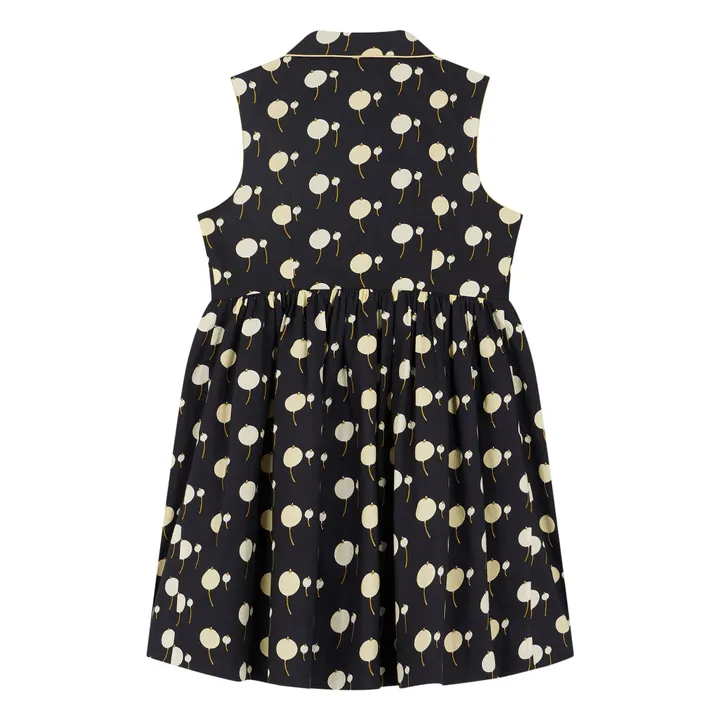 Vestido Anne de algodón orgánico | Negro- Imagen del producto n°1