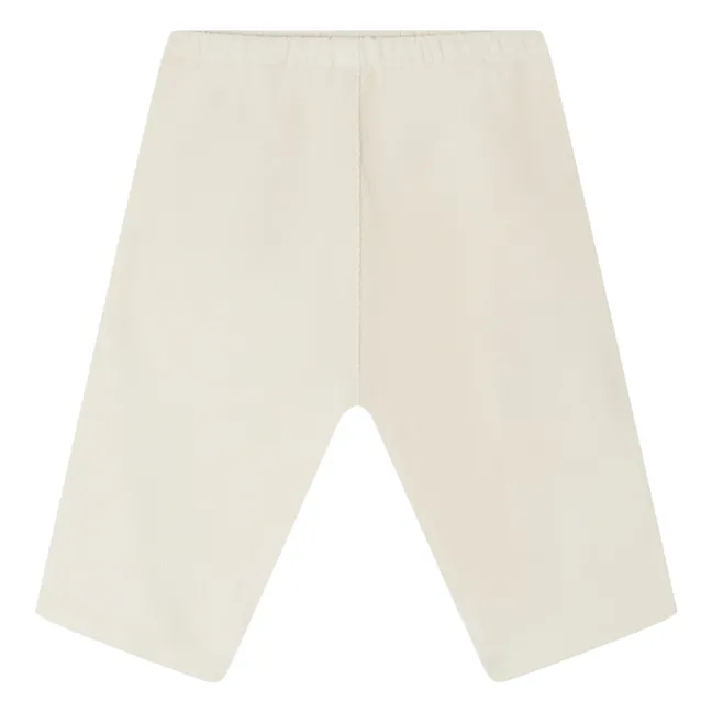 Pantalones Dandy de algodón orgánico | Marfil