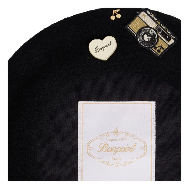 Béret Tekla Laine - Bonpoint x Laulhère | Noir