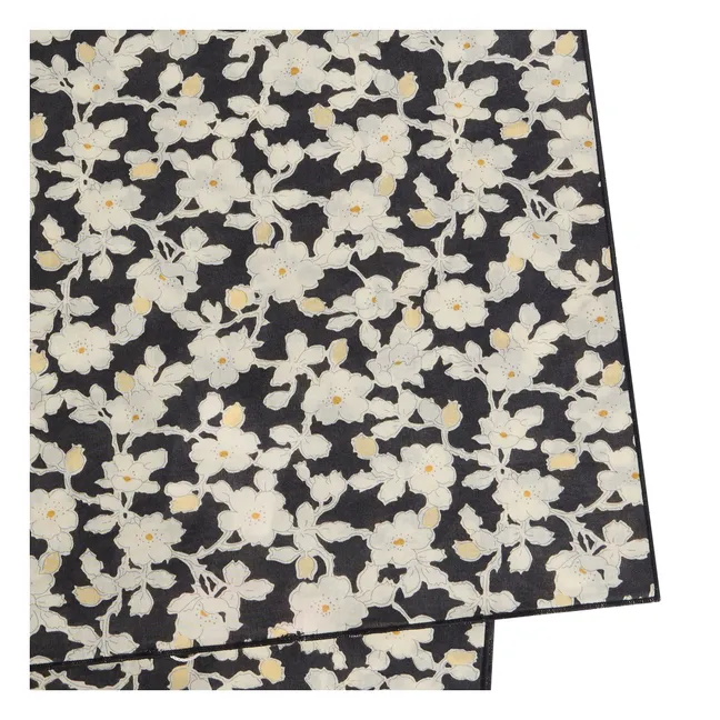 Foulard Cayati Coton Bio | Noir