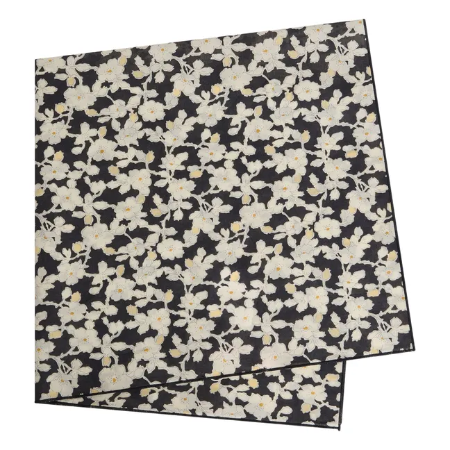 Foulard Cayati Coton Bio | Noir