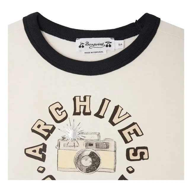 T-shirt Akiva Coton Bio | Ivoire
