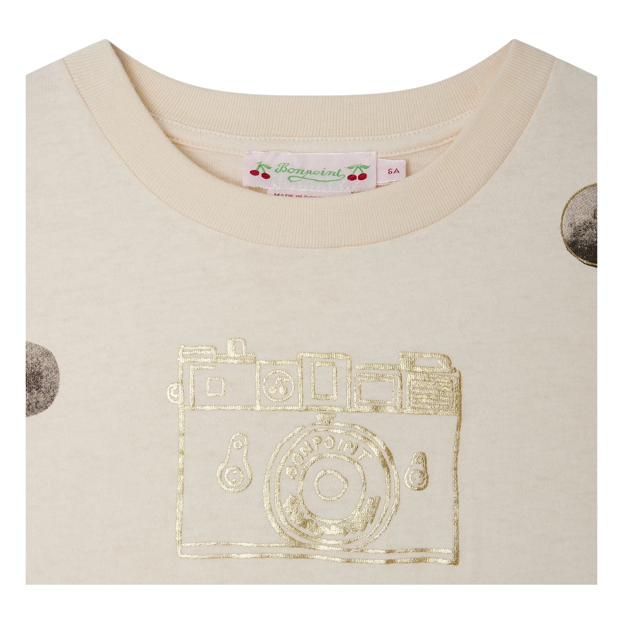 T-shirt Thida Coton Bio | Ivoire- Image produit n°2