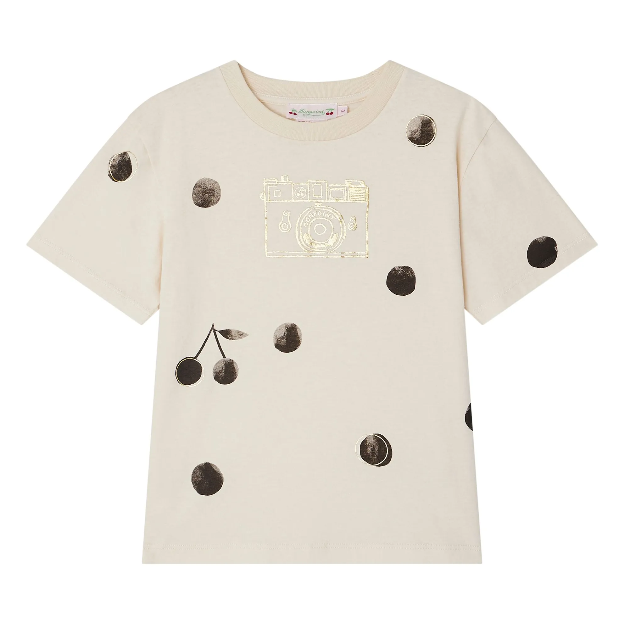 T-shirt Thida Coton Bio | Ivoire- Image produit n°0