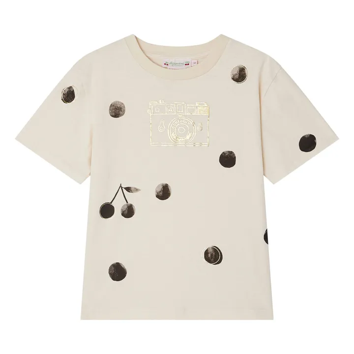 T-shirt Thida Coton Bio | Ivoire- Image produit n°0
