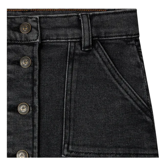 Dexie organic cotton skirt | Black