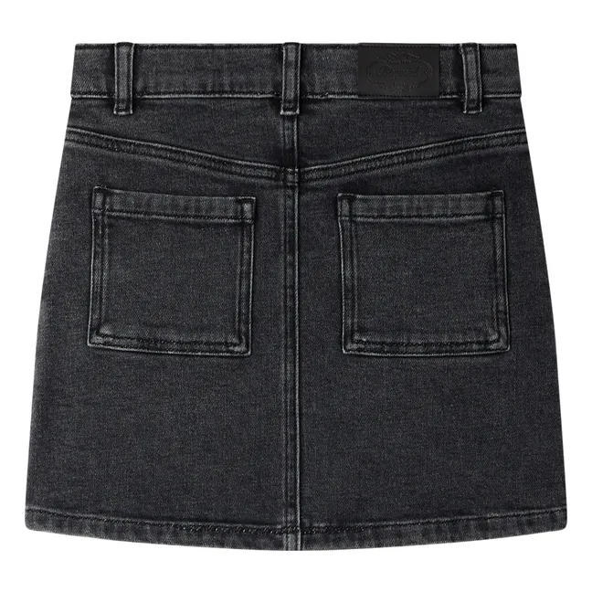 Jupe Dexie Coton Bio | Noir
