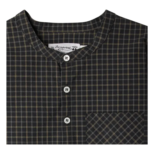 Chemise Artiste Coton Bio | Noir