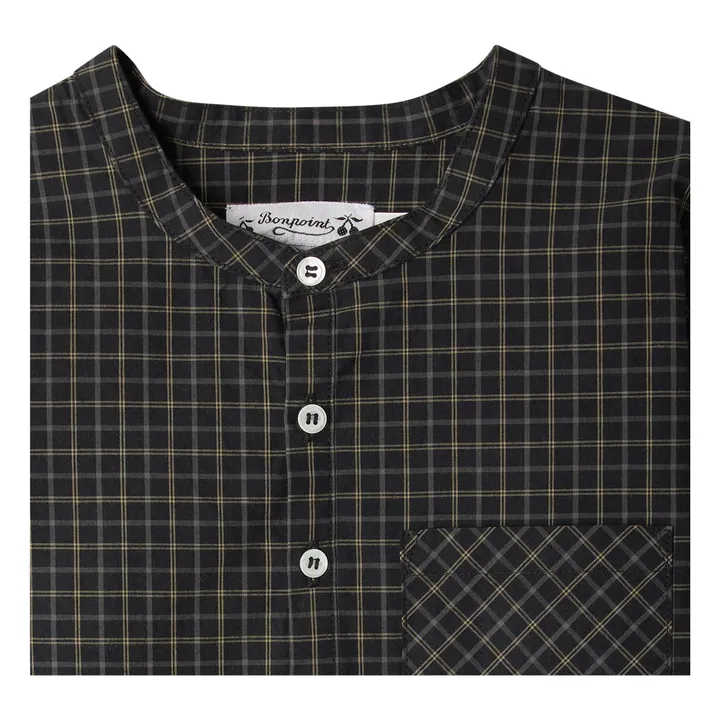 Chemise Artiste Coton Bio | Noir- Image produit n°2