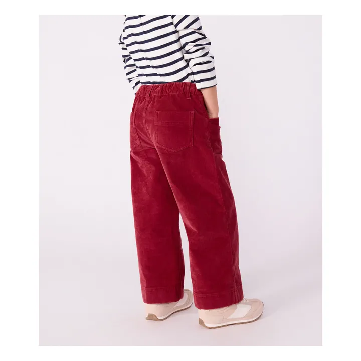 Pantalones anchos de pana | Burdeos- Imagen del producto n°1
