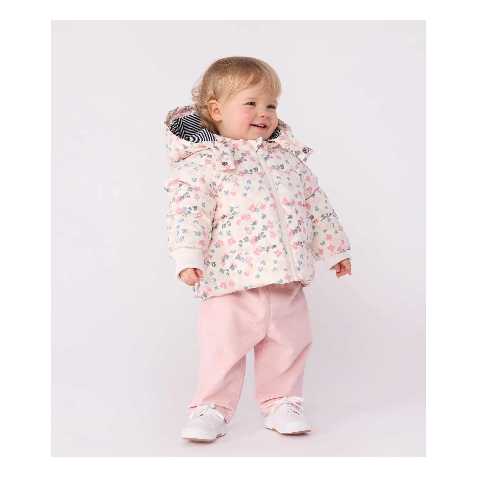 Petit Bateau Navy Blue Baby Apple Coat