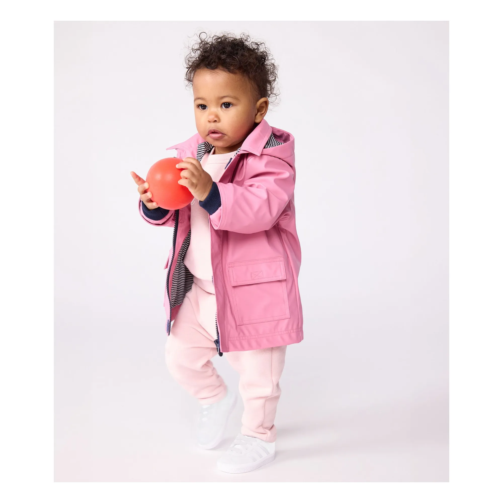 Petit Bateau Candy Pink Ciré Iconique Recycled Fiber Bébé
