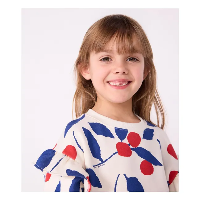 Sudadera Leaf Ruffle | Crudo