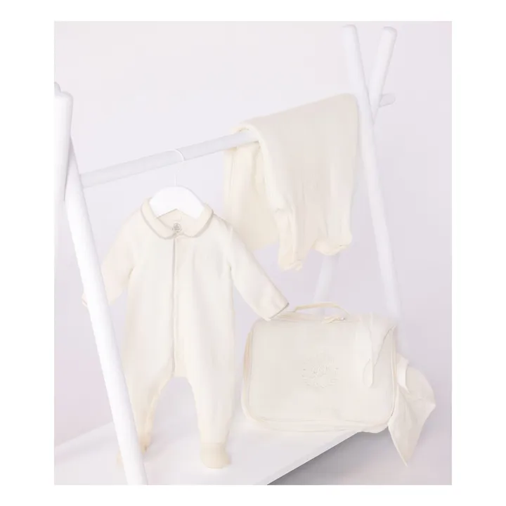 Lot Valisette Dors Bien Gigoteuse et Lange | Ecru- Image produit n°0