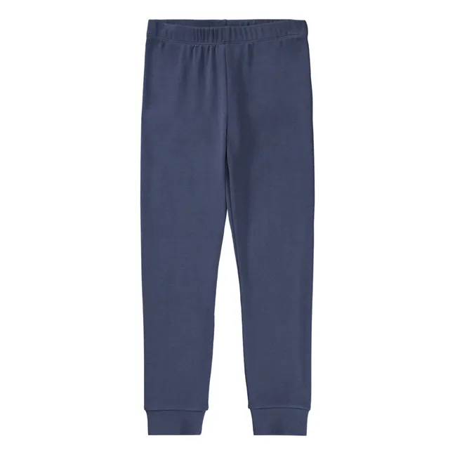 Pyjama Lue Coton Bio | Bleu