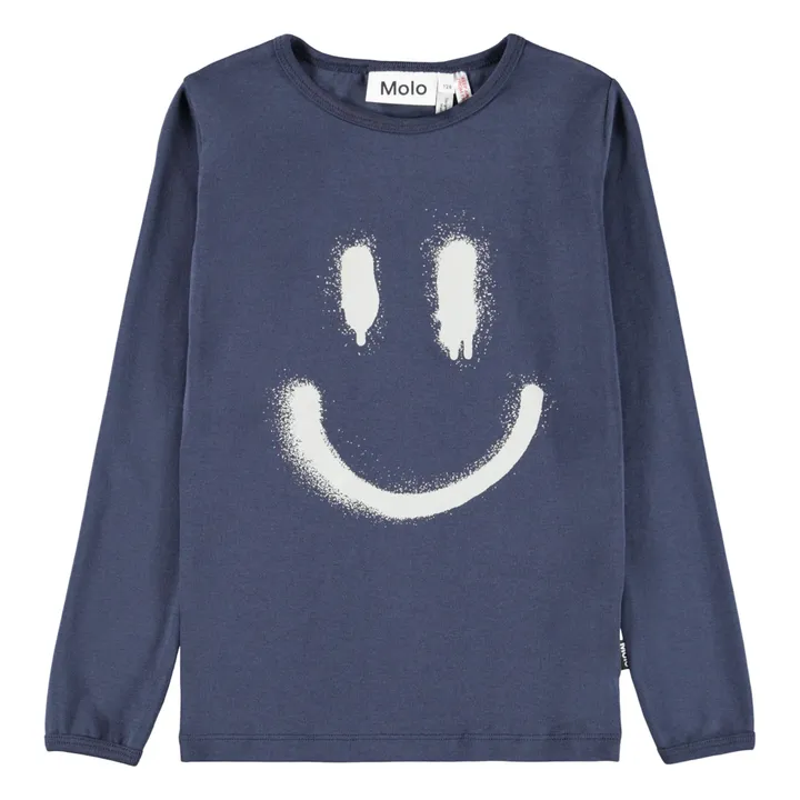 Pijama de algodón orgánico Lue | Azul- Imagen del producto n°2