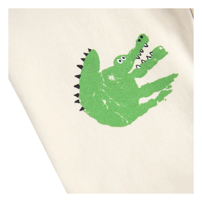 Jogger Simeon Croco-phant Coton Bio | Beige