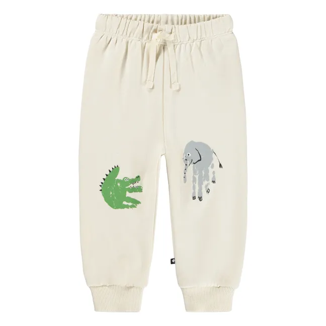 Jogger Simeon Croco-phant Coton Bio | Beige