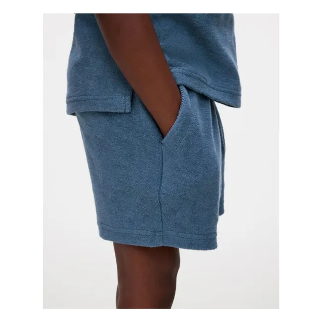 Coronet Towelling Shorts  | Blue