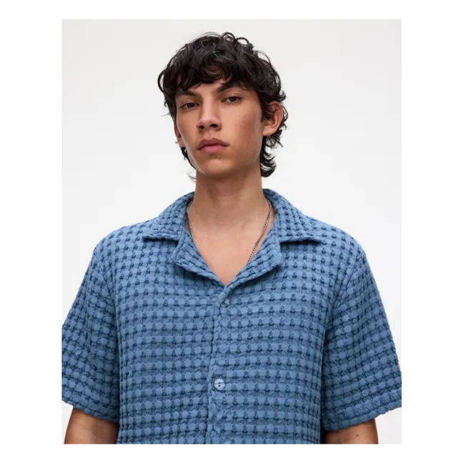 Chemise Coronet Cuba Waffle | Bleu