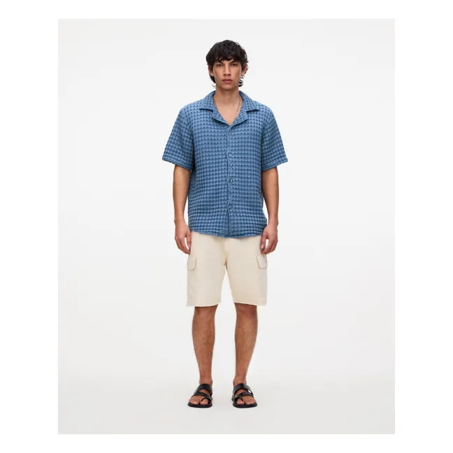 Chemise Coronet Cuba Waffle | Bleu