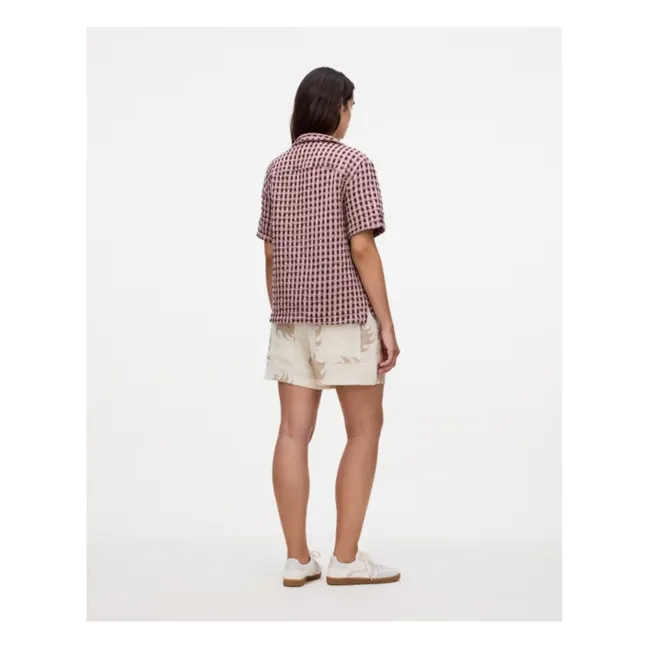 Chemise Ferratelle Jaffa Waffle | Vieux Rose