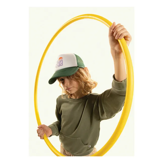 Casquette Trucker Sunset | Vert kaki
