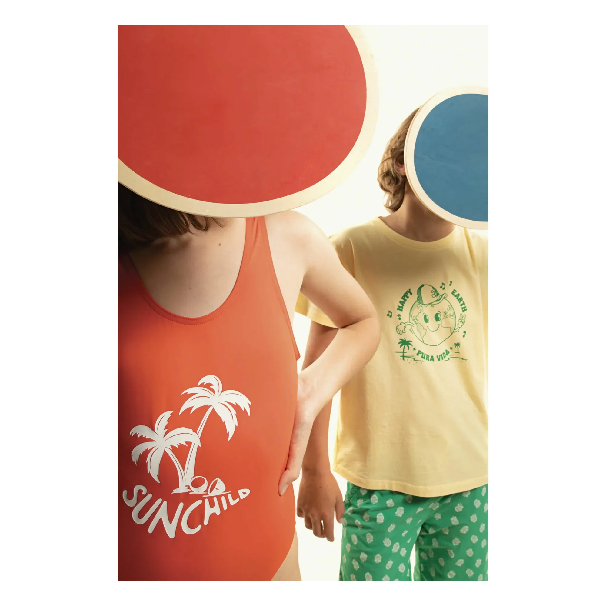 Maillot de Bain lou Palmtree | Orange- Image produit n°1