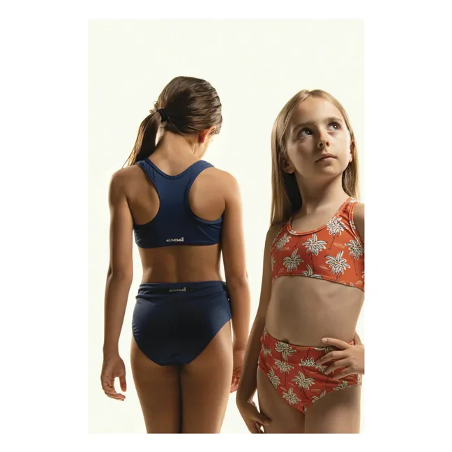 Maillot de Bain Luisa Retro Palm | Orange
