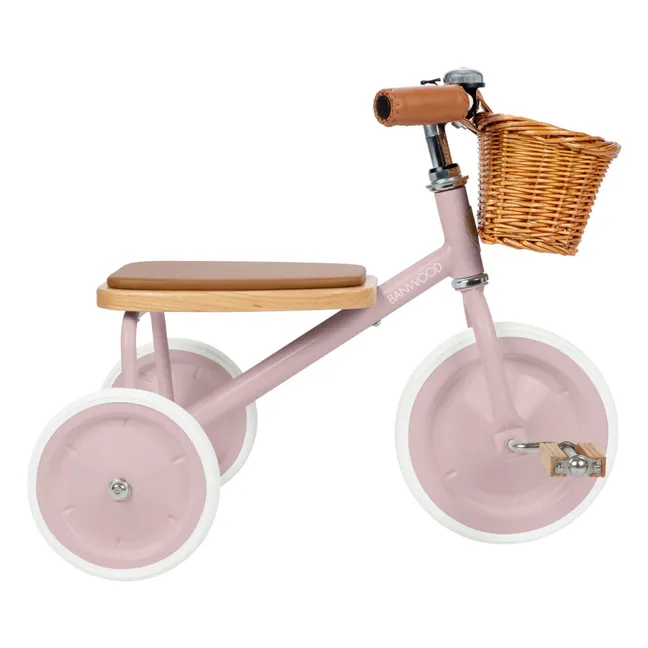 Metal and wood tricycle | Dusty Pink