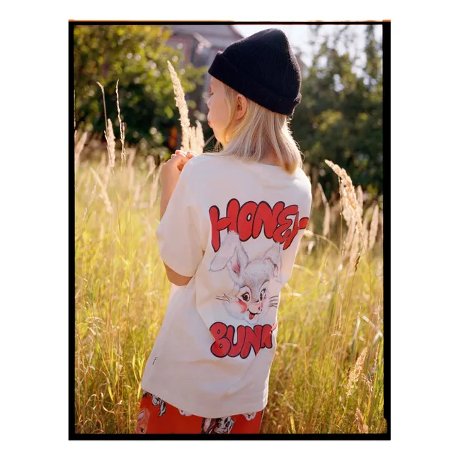 T-shirt Riley Honey Bunny Coton Bio | Beige