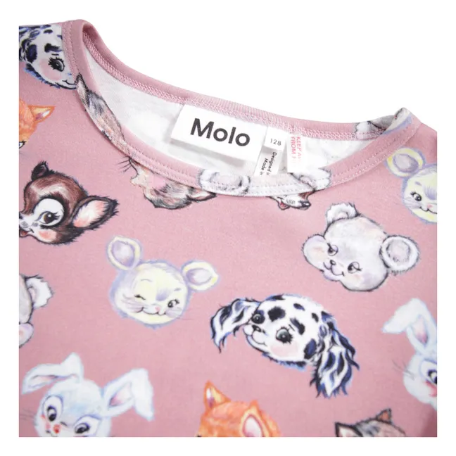 Pyjama Lue Itty Bitty Bio-Baumwolle | Rosa