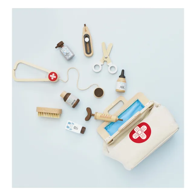 Mallette de vétérinaire et ses accessoires